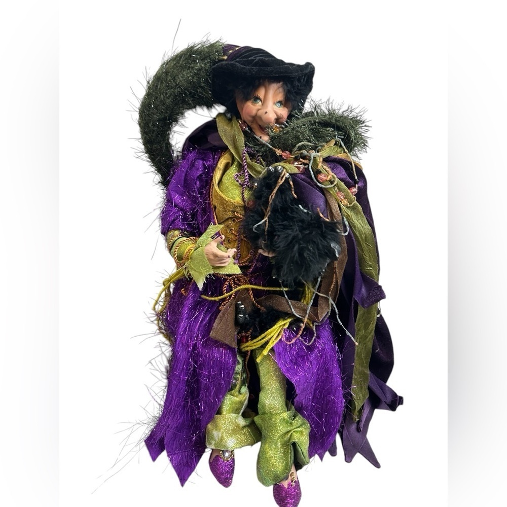 MARK ROBERTS 18 WITCH PURPLE GLITTER 18 ", NWT , it doesn’t have a box - Picture 2 of 16